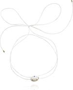 Saulė Label Lily Tie Jet Necklace