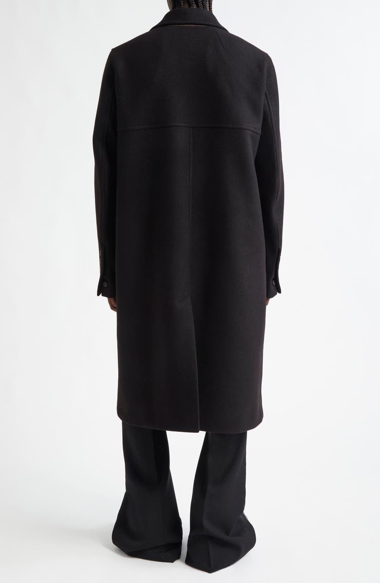 Rick Owens Porterville Melton Wool Officer Coat | Nordstrom