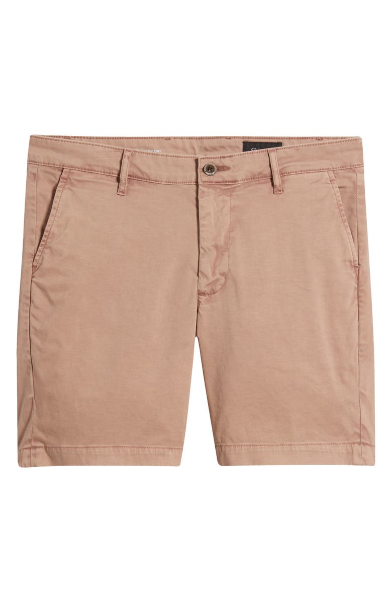 AG Cipher 7-Inch Chino Shorts, Alternate, color, Sulfur Dune Rose