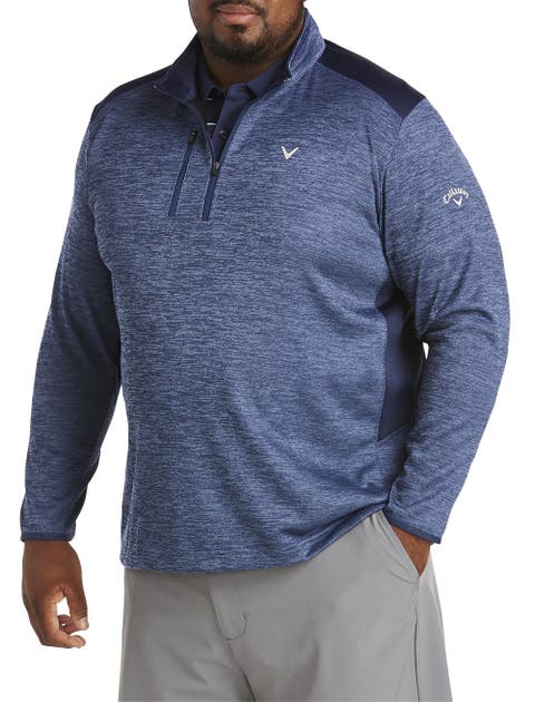 Big & Tall Weather Series 1/4-Zip Fleece Golf Pullover
