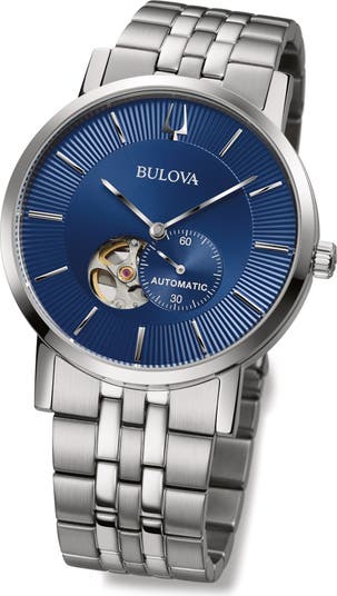 Automatic Stainless Steel Bracelet Watch, 42mm