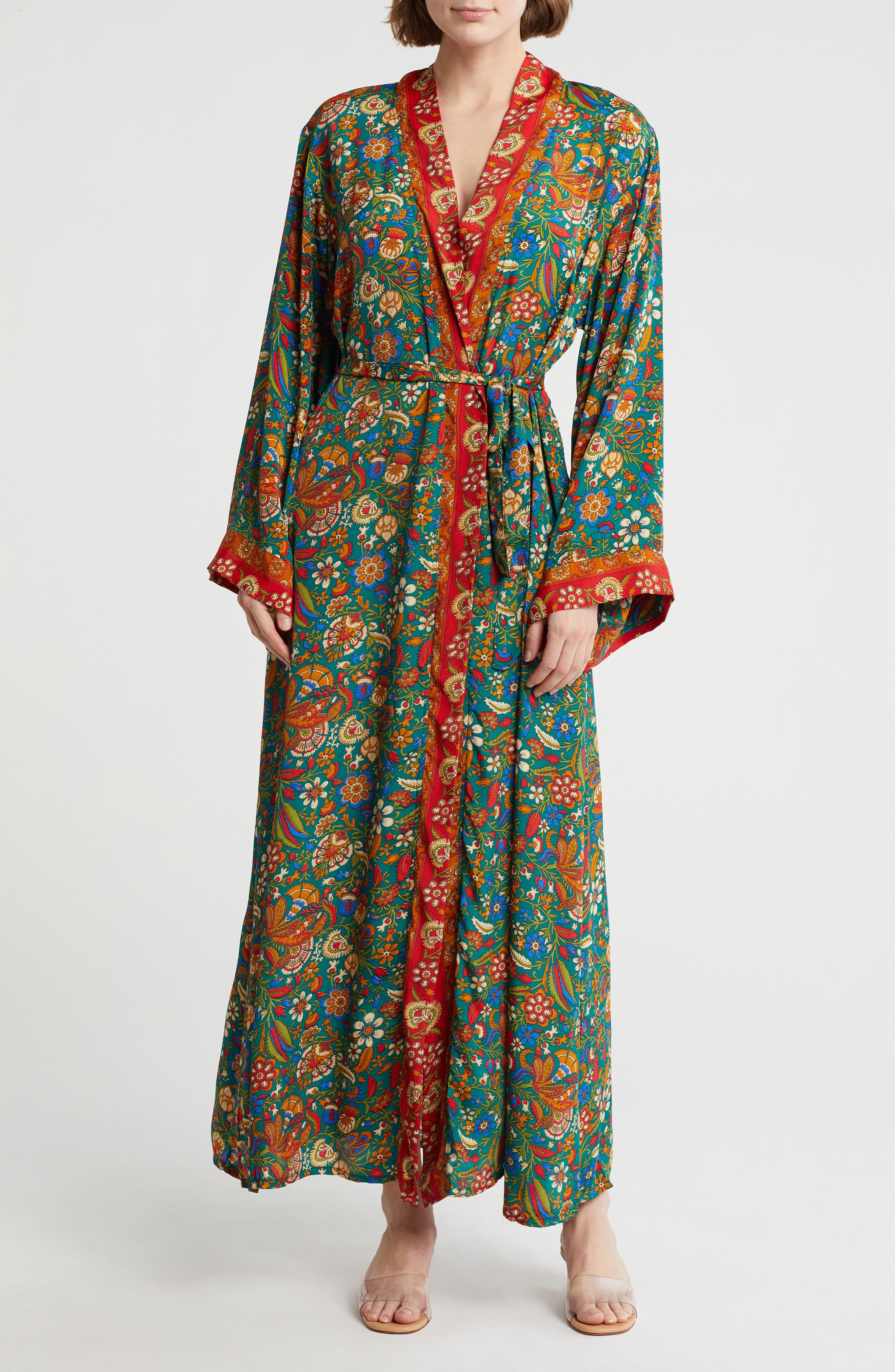 La Fiorentina Paisley Cover-Up Dress