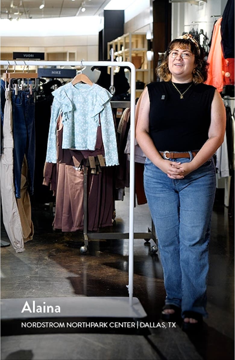 Kids' Ruffle Sleeve Rib Top, sales video thumbnail