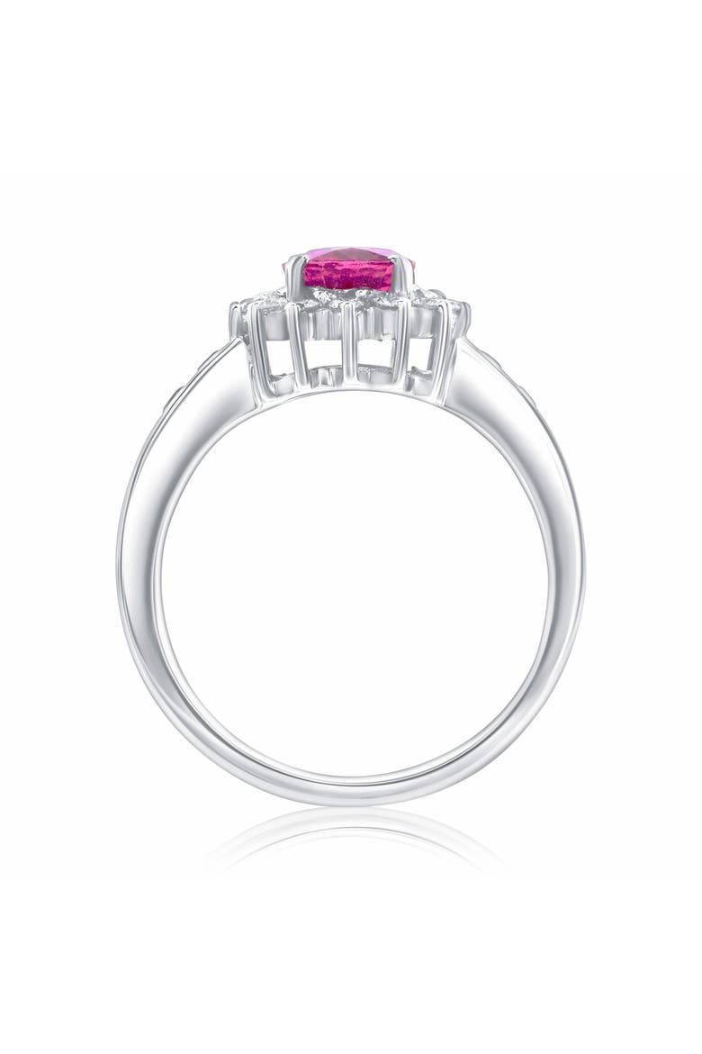 18K Gold 2ct Tourmaline & 0.8cttw Diamond & Yellow Sapphire Ring, Alternate, color, Yellow