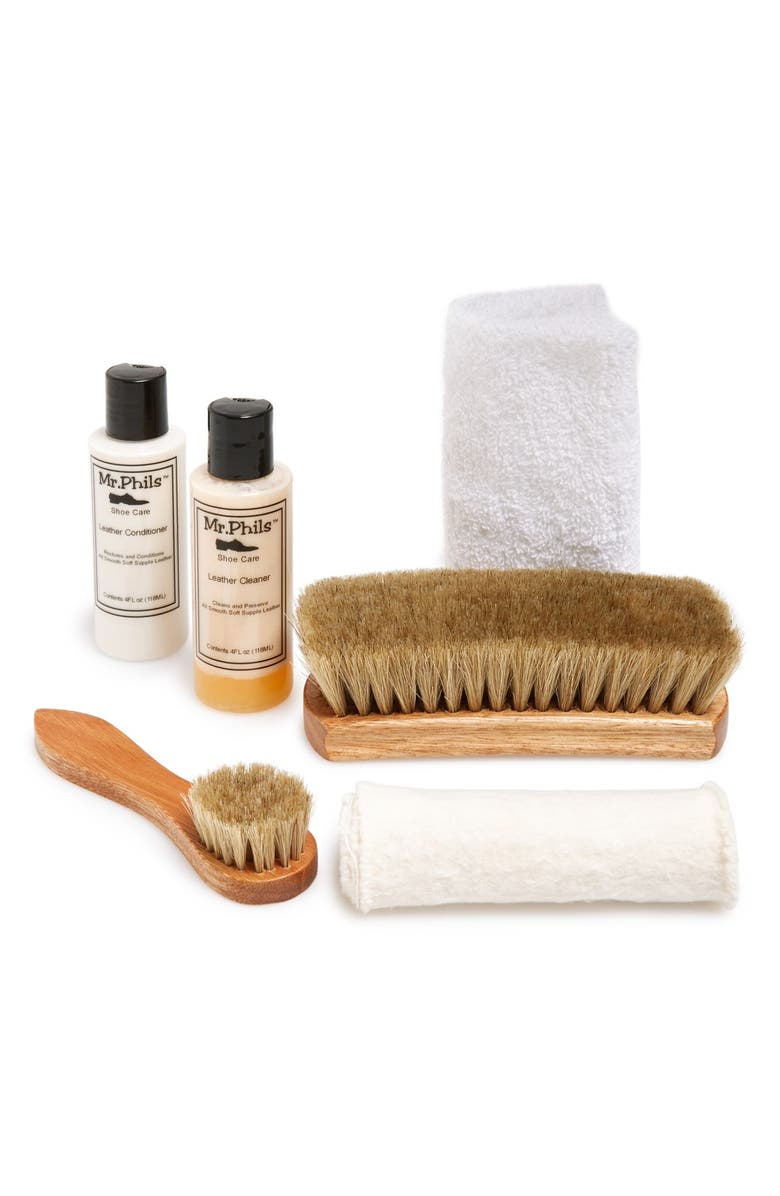 Mr.Phils Shoe Cleaning Kit, Main, color, 