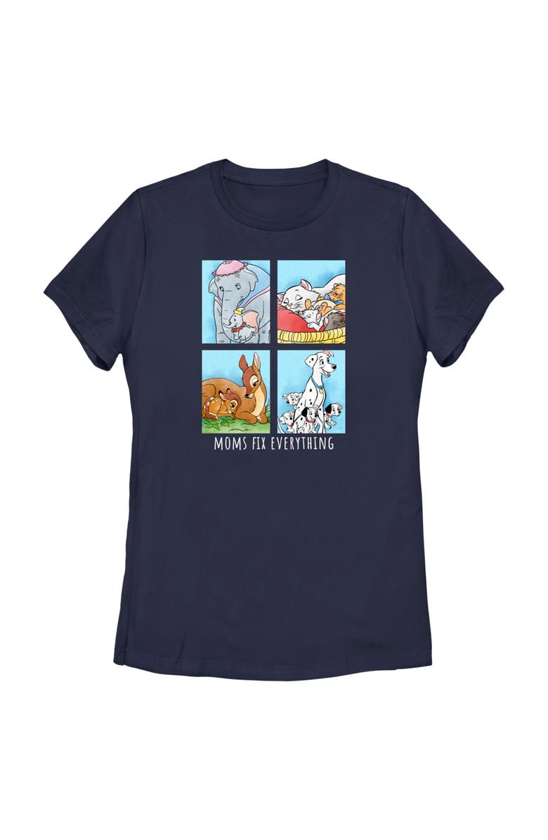 Disney Women's Disney Moms Fix Everything  Graphic T-Shirt, Main, color, Navy Blue