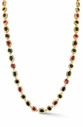 Cubic Zirconia Tennis Necklace