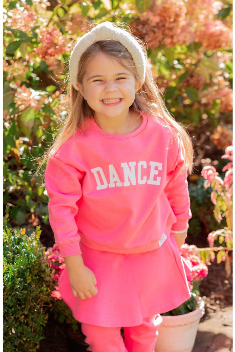 Dance Skirted Sweatsuit, Alternate, color, Hot Pink