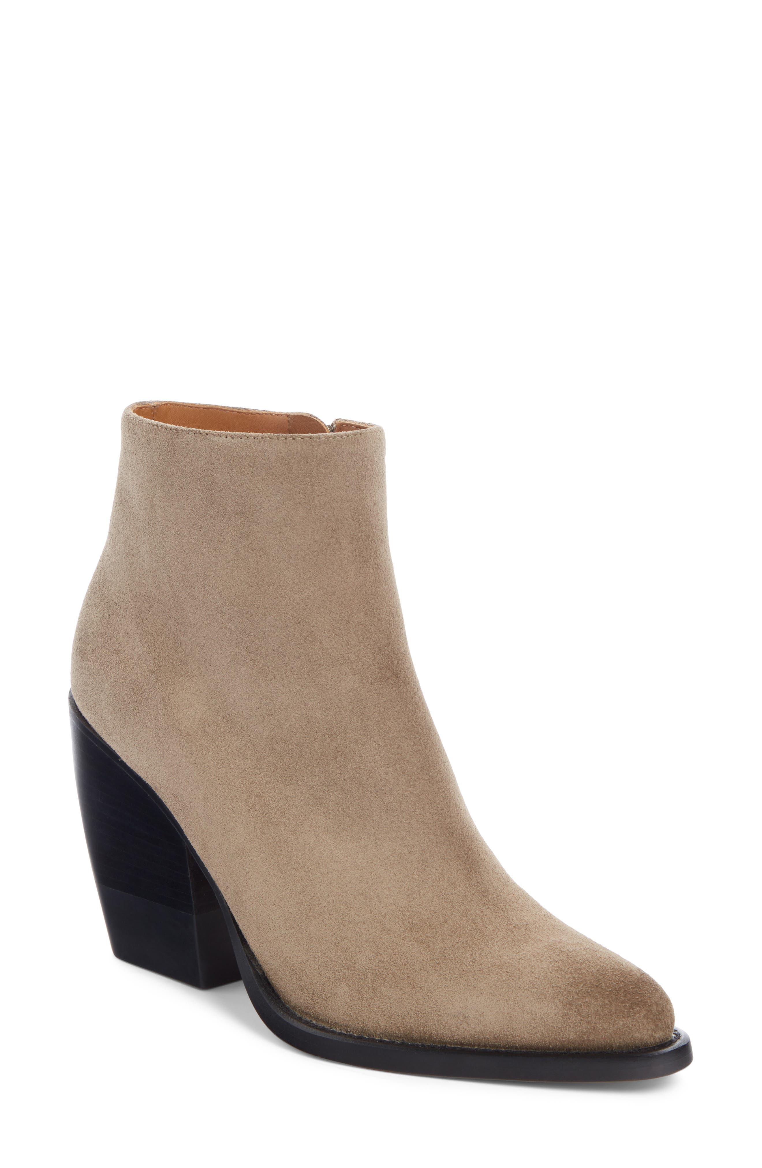 Chloé Rylee Block Heel Bootie, Main, color, 