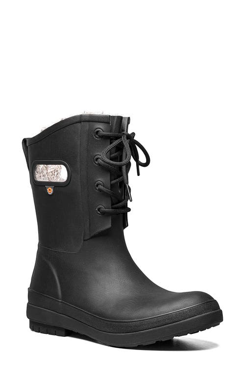 Bogs Amanda II Lace-Up Waterproof Boot in Black  product