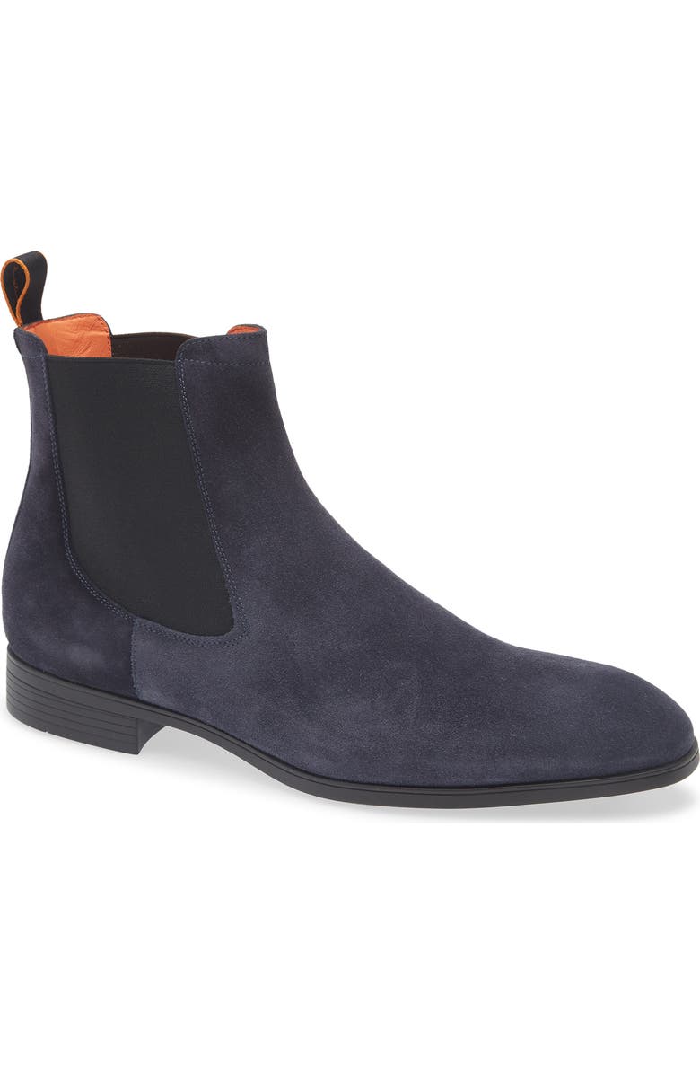 Santoni Maisy Chelsea Boot, Main, color, Blue