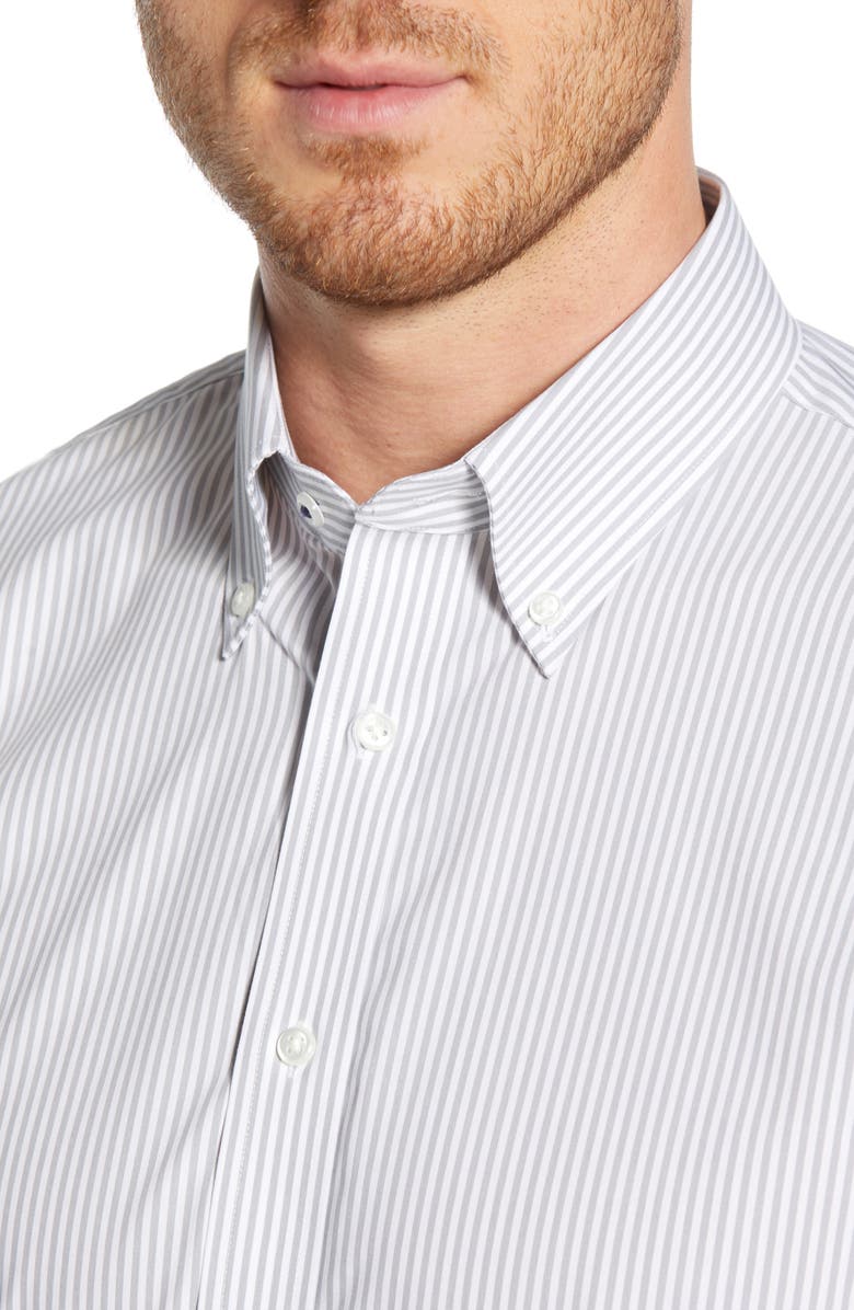 NORDSTROM MEN'S SHOP Tech-Smart Traditional Fit Stretch Stripe Dress Shirt, Alternate, color, 