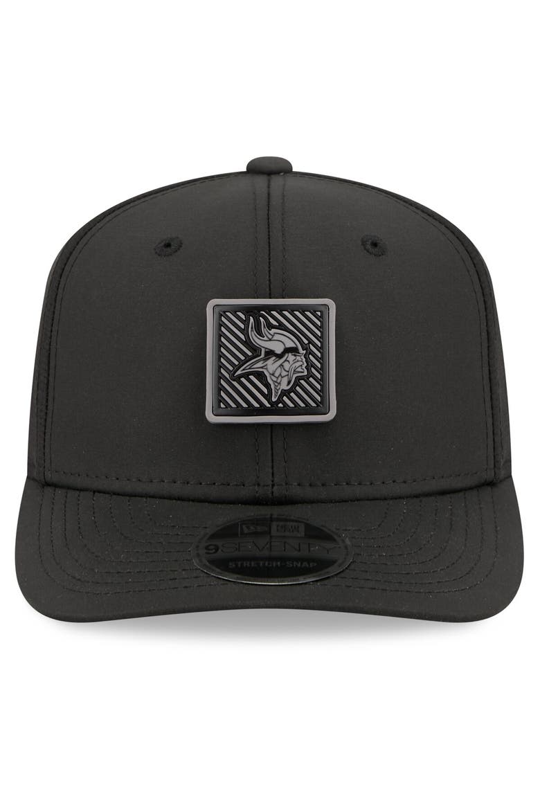 Men's New Era  Black Minnesota Vikings 2026 NFL Training Camp 9SEVENTY Adjustable Hat, Alternate, color, Black