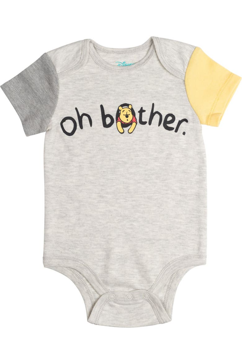 Winnie the Pooh 5-Pack Short Sleeve Bodysuits, Alternate, color, Pooh Friends Multi
