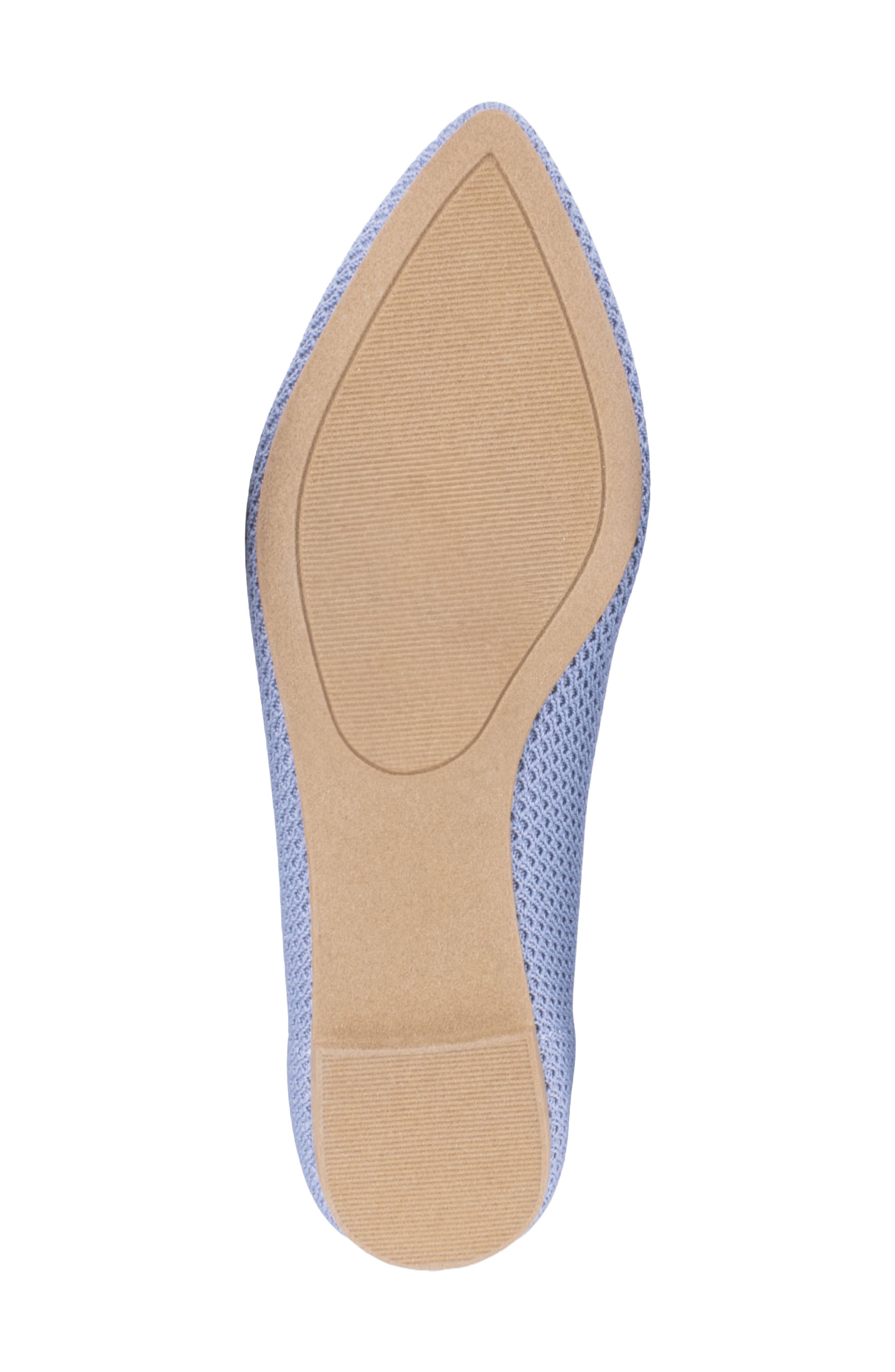 Tahari Bogota Pointed Toe Flat, Alternate, color, Blue/ Navy