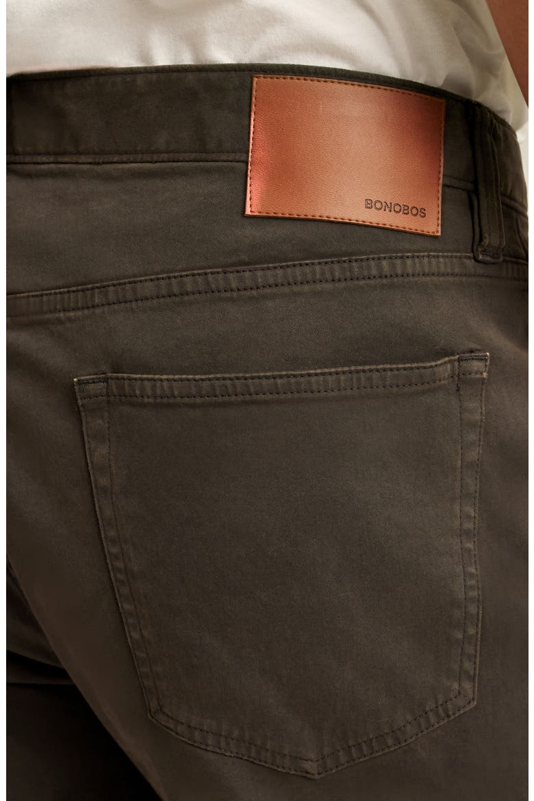 Brushed Five-Pocket Pants, Alternate, color, DARK STEEL