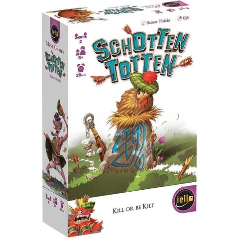 Schotten Totten Iello Battle Tactic Board Game, Ages 8+, 2 Players, 20 Min