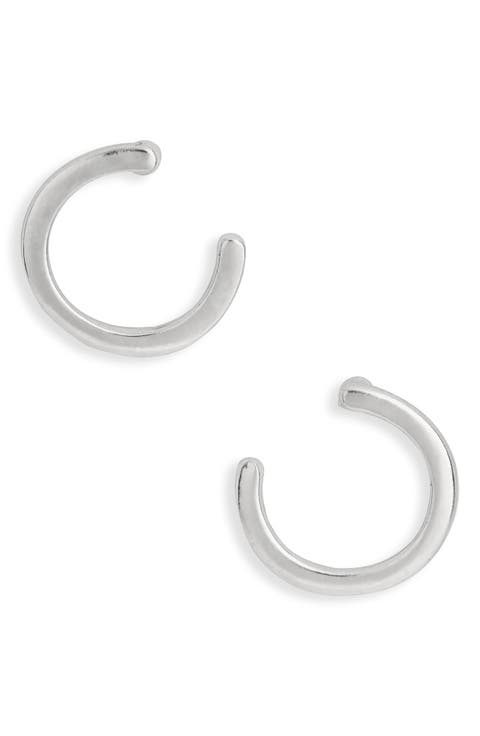Half Circle Stud Earrings