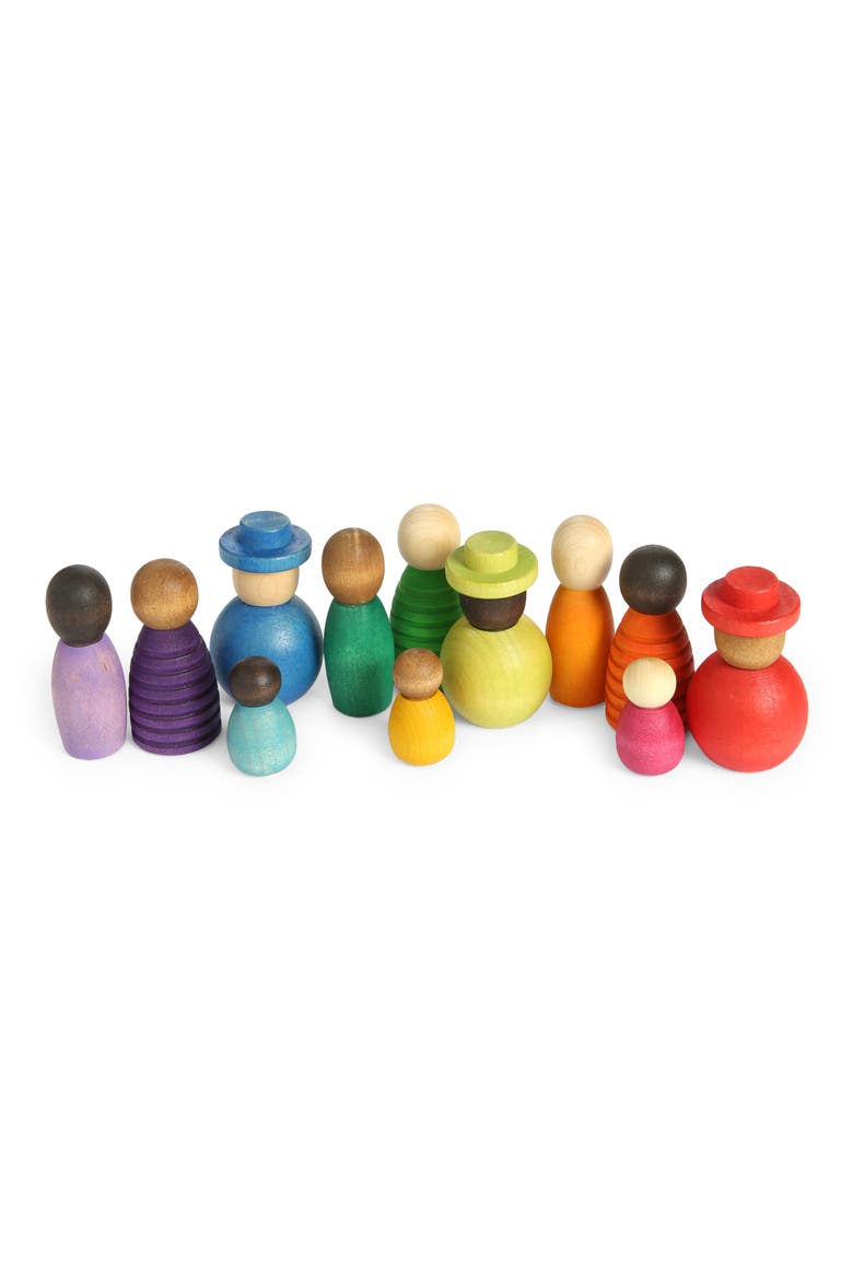 Together 12-Piece Wooden Playset, Main, color, MULTI