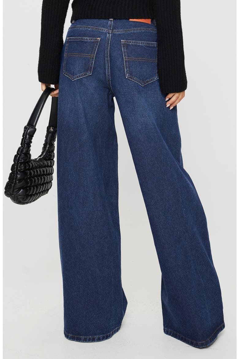 Naylor Low Rise Wide Leg Jeans, Alternate, color, BLUE DENIM