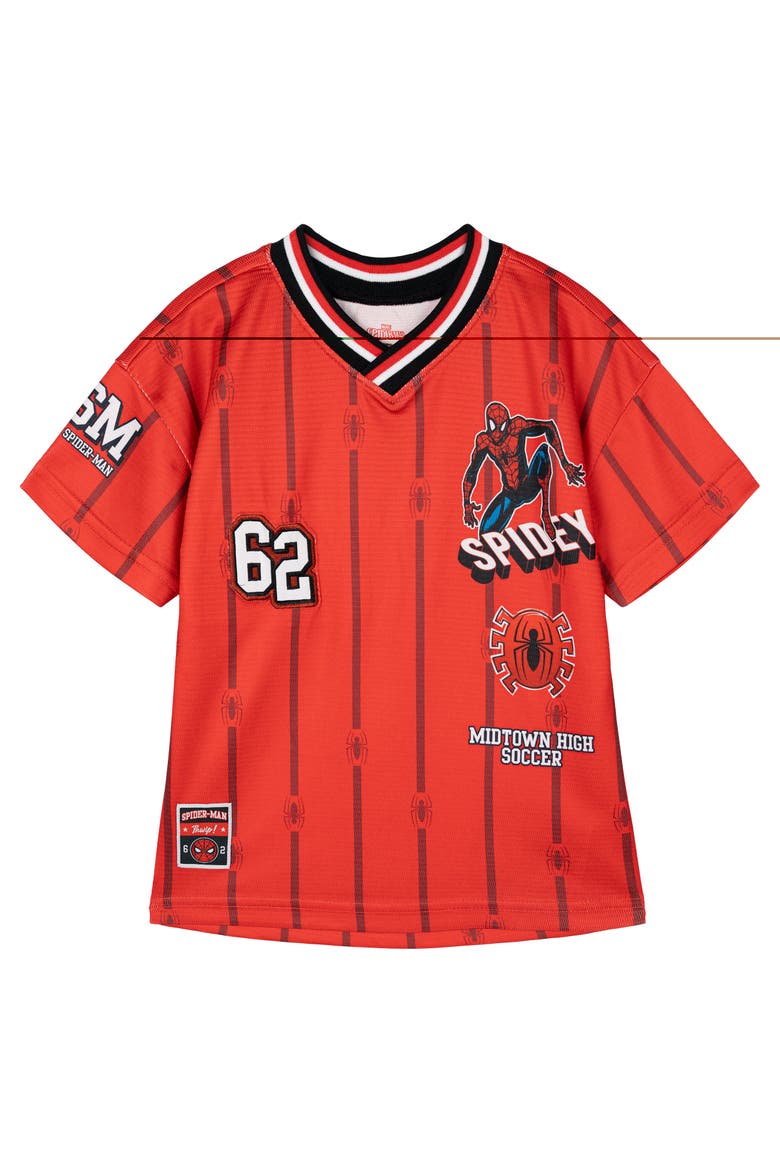 Spider-Man Athletic Short Sleeve Tee, Main, color, Spider Man Red