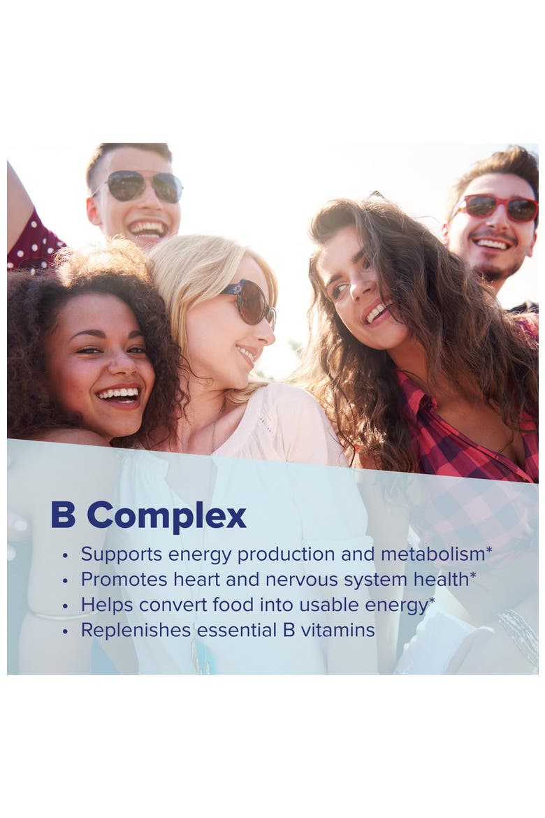 Balance B Complex Instant Dissolve Vitamin Tablets White, Alternate, color, White