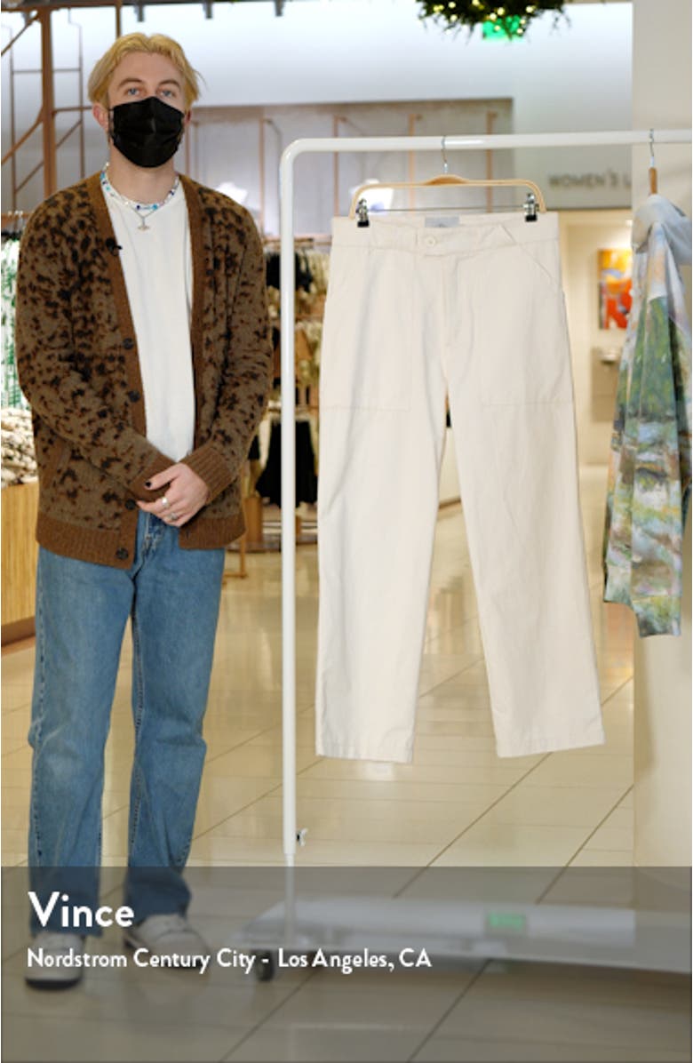 Men's Minimal Workwear Cotton Pants, sales video thumbnail
