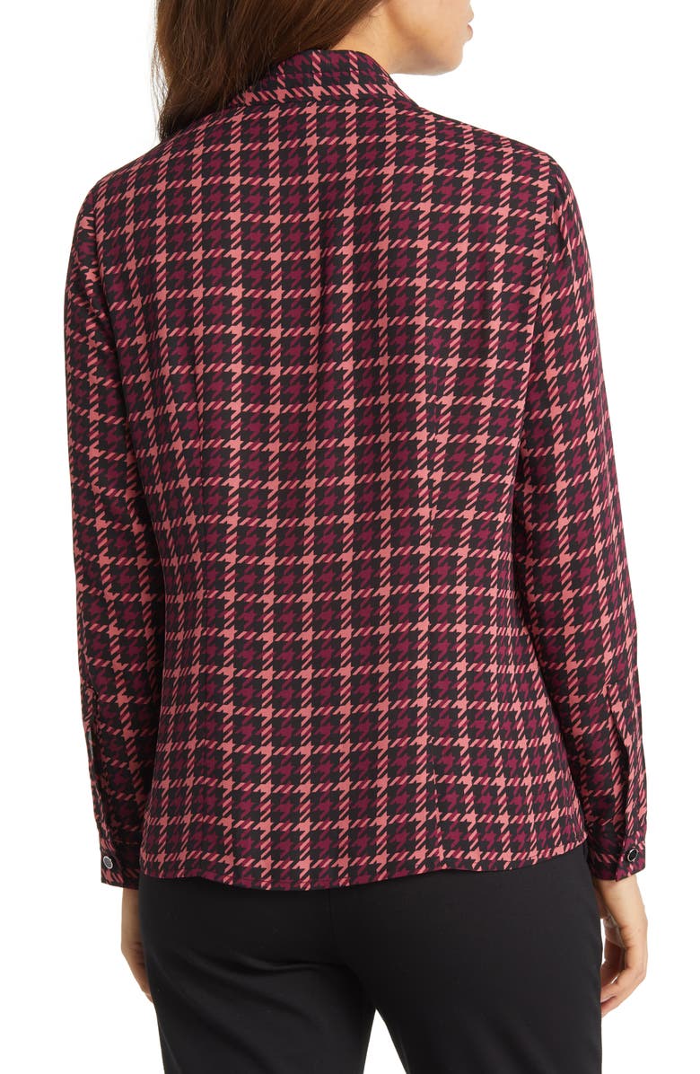 Anne Klein Long Sleeve Tie Neck Blouse, Alternate, color,