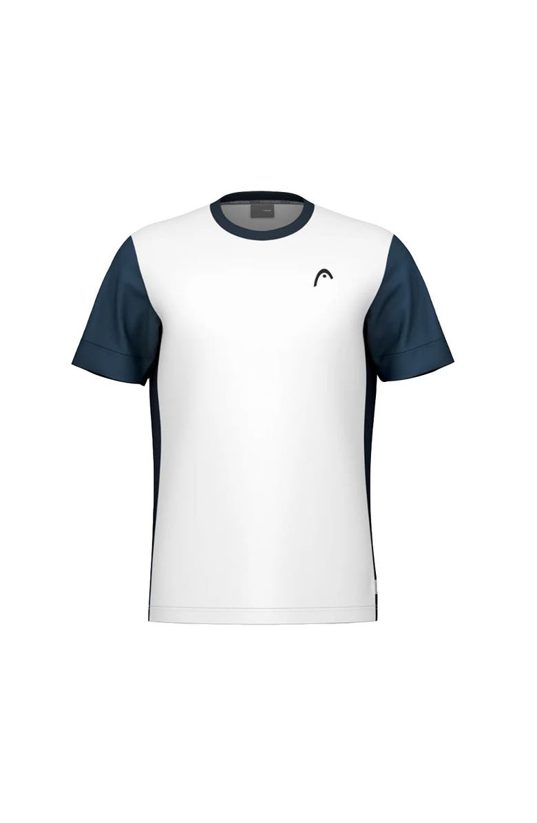 HEAD Slice Boys Tennis T-Shirt, Main, color, White