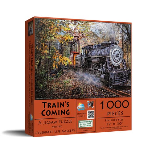 Train's Coming 1000 piece Jigsaw Puzzle for Adults
