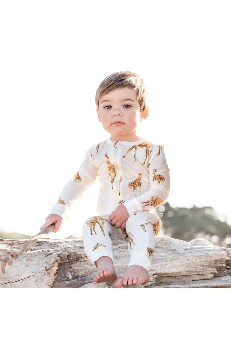Organic Cotton Zipper Pajama, Alternate, color, Chicken