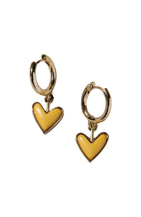 Sweetheart Huggie Earrings