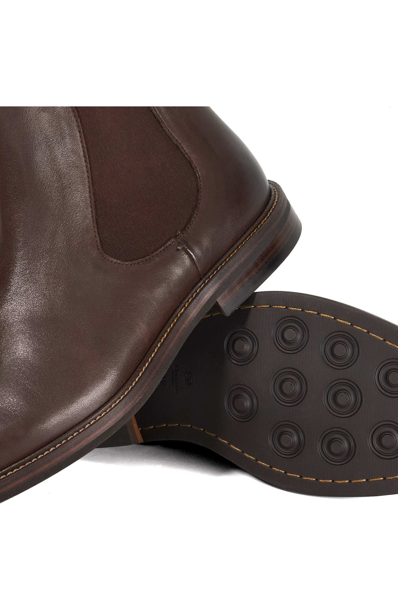 Maisen Plain Toe Chelsea Boot, Alternate, color, BROWN