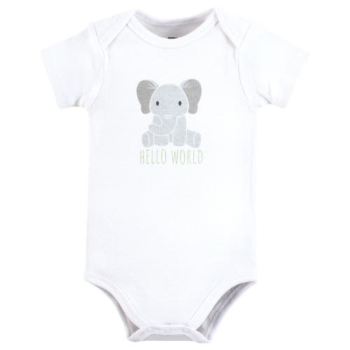 Hudson Baby Soft Cotton Bodysuit Triple Pack