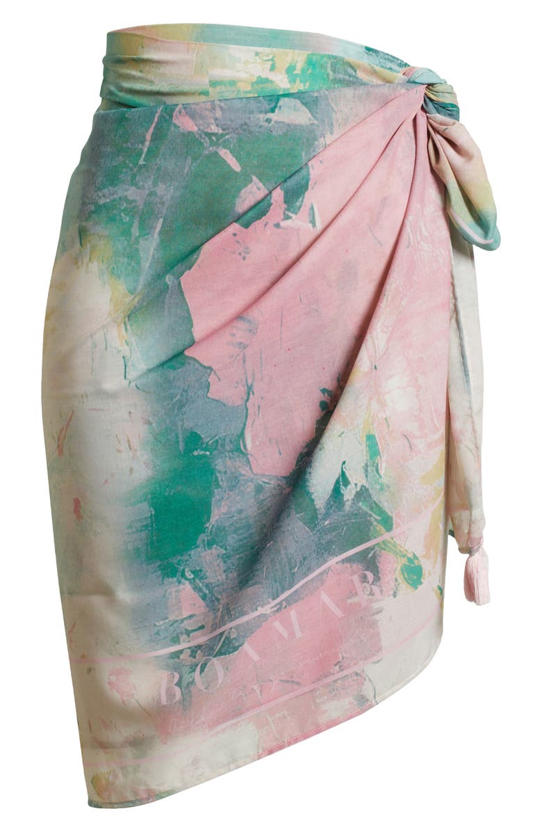 BOAMAR Karmi Cover-Up Sarong, Alternate, color, Pink Multi