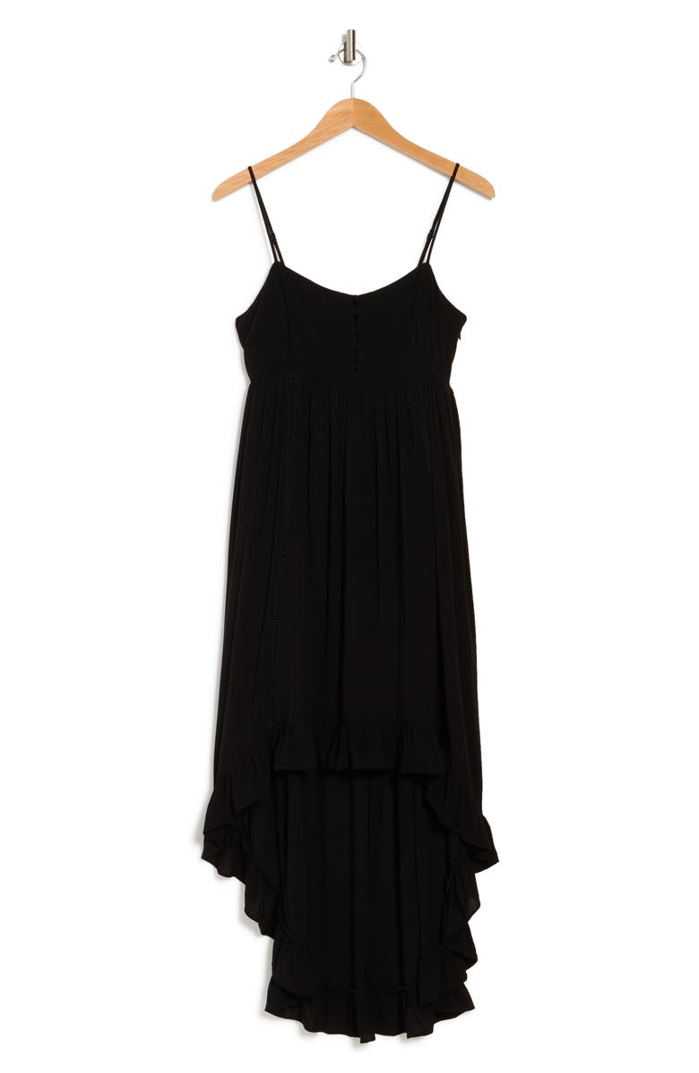 BB Dakota by Steve Madden Ruffle High/Low Hem Sleeveless Dress, Alternate, color, 