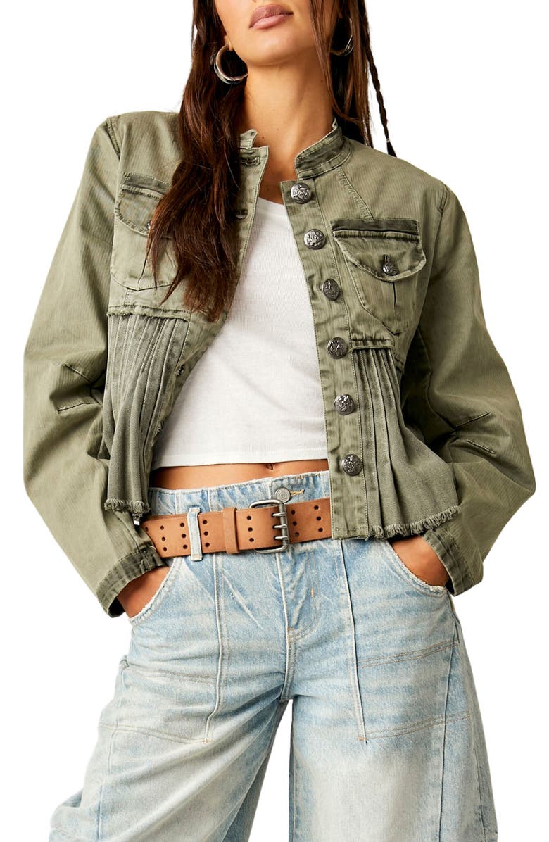 Free People Cassidy Denim Jacket, Main, color, 