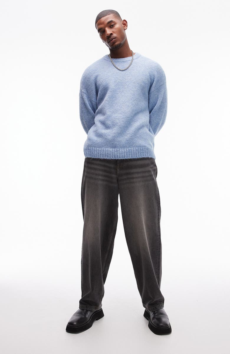 Topman Relaxed Fit Sweater, Alternate, color, 