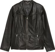 Andrew Marc Fabian Leather Moto Jacket