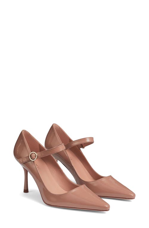 Lk Bennett Camille Court Mary Jane Pointed Toe Pump In Brown