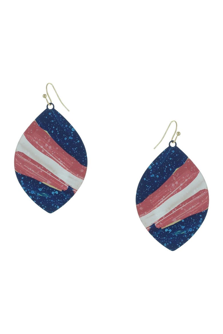 Nora Teardrop Earrings, Main, color, GOLD / MULTI