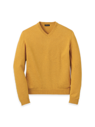 Paul Fredrick Supima Cotton V-neck Sweater