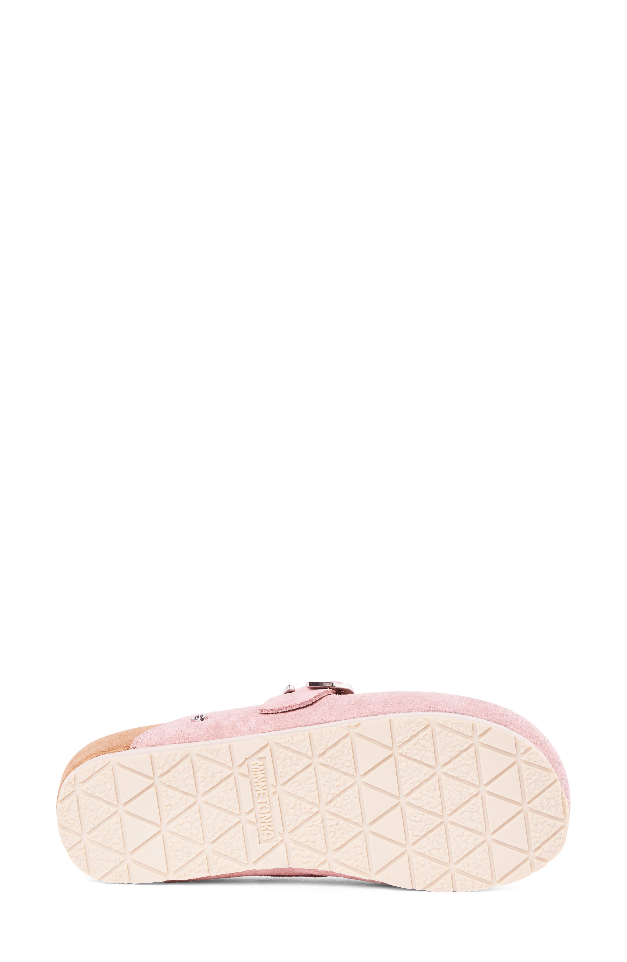 Rhinestone Buckle Clog, Alternate, color, BLUSH