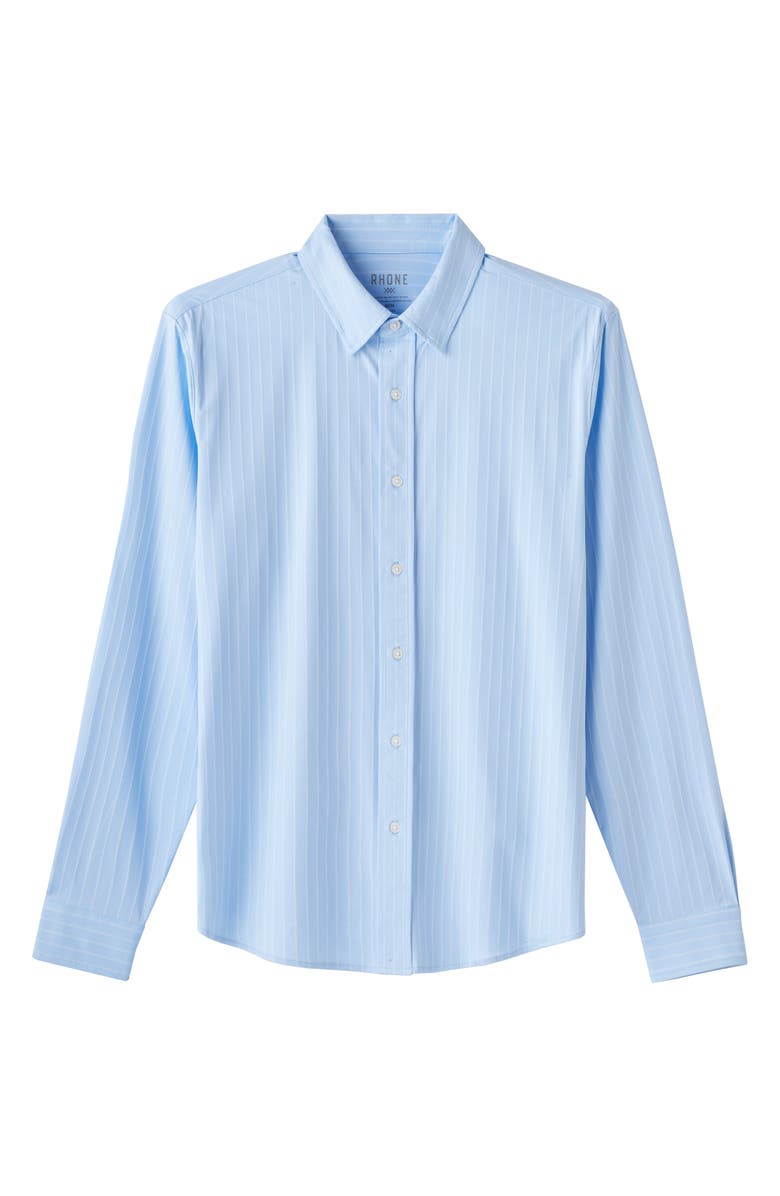 Rhone Commuter Classic Fit Textured Stripe Stretch Button-Up Shirt, Alternate, color, 