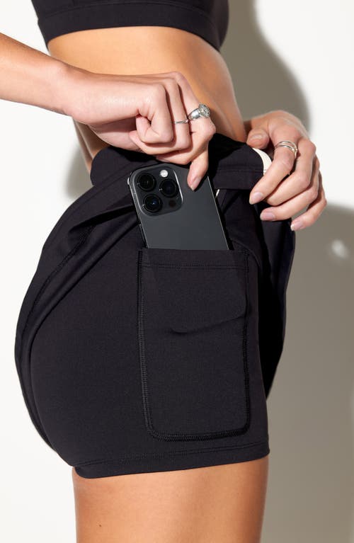 Spiritual Gangster Coco Active Skort In Black