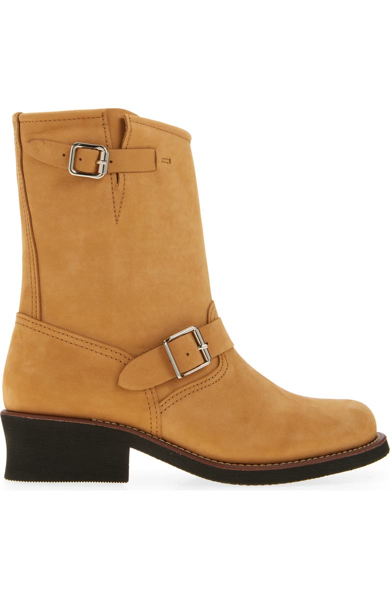 Jeffrey Campbell Standoff Boot, Alternate, color, Camel Nubuck
