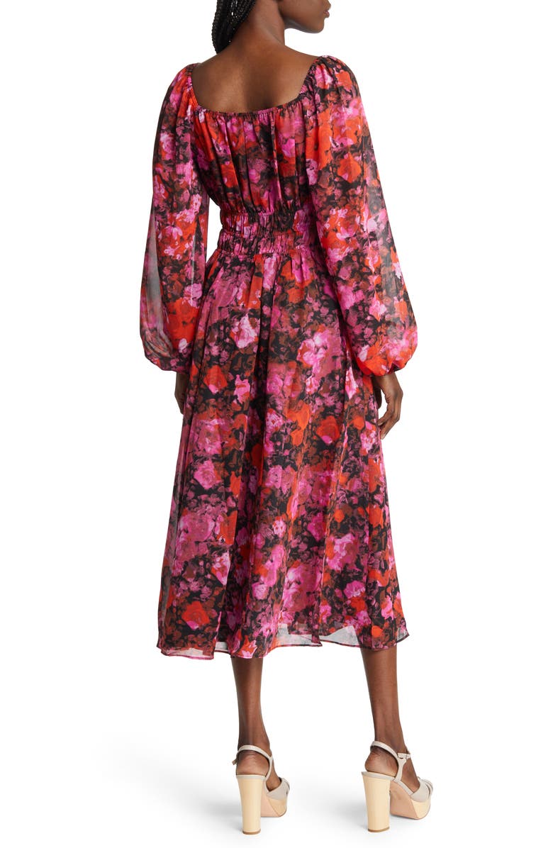 Steve Madden Laine Long Sleeve Dress, Alternate, color, 