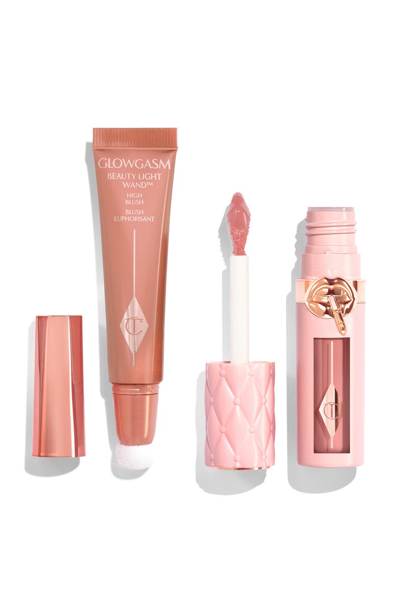 Pillow Talk Pinkgasm Lip & Cheek Set $77 Value, Main, color, PINKGASM