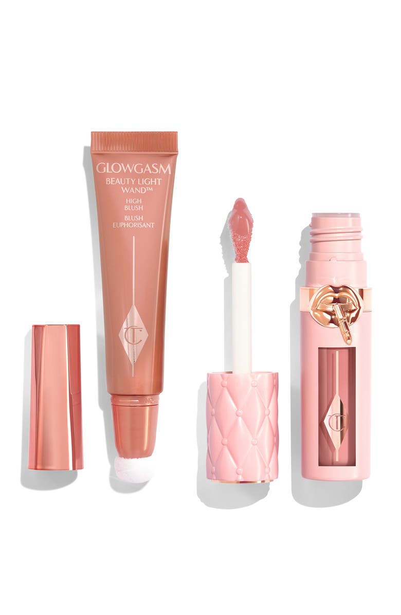 Charlotte Tilbury Pillow Talk Pinkgasm Lip & Cheek Set $77 Value, Main, color, Pinkgasm
