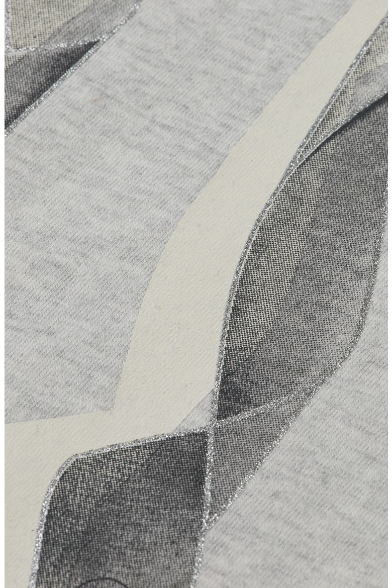 Artwork Bow Cotton Graphic T-Shirt, Alternate, color, LIGHT GREY MELANGE